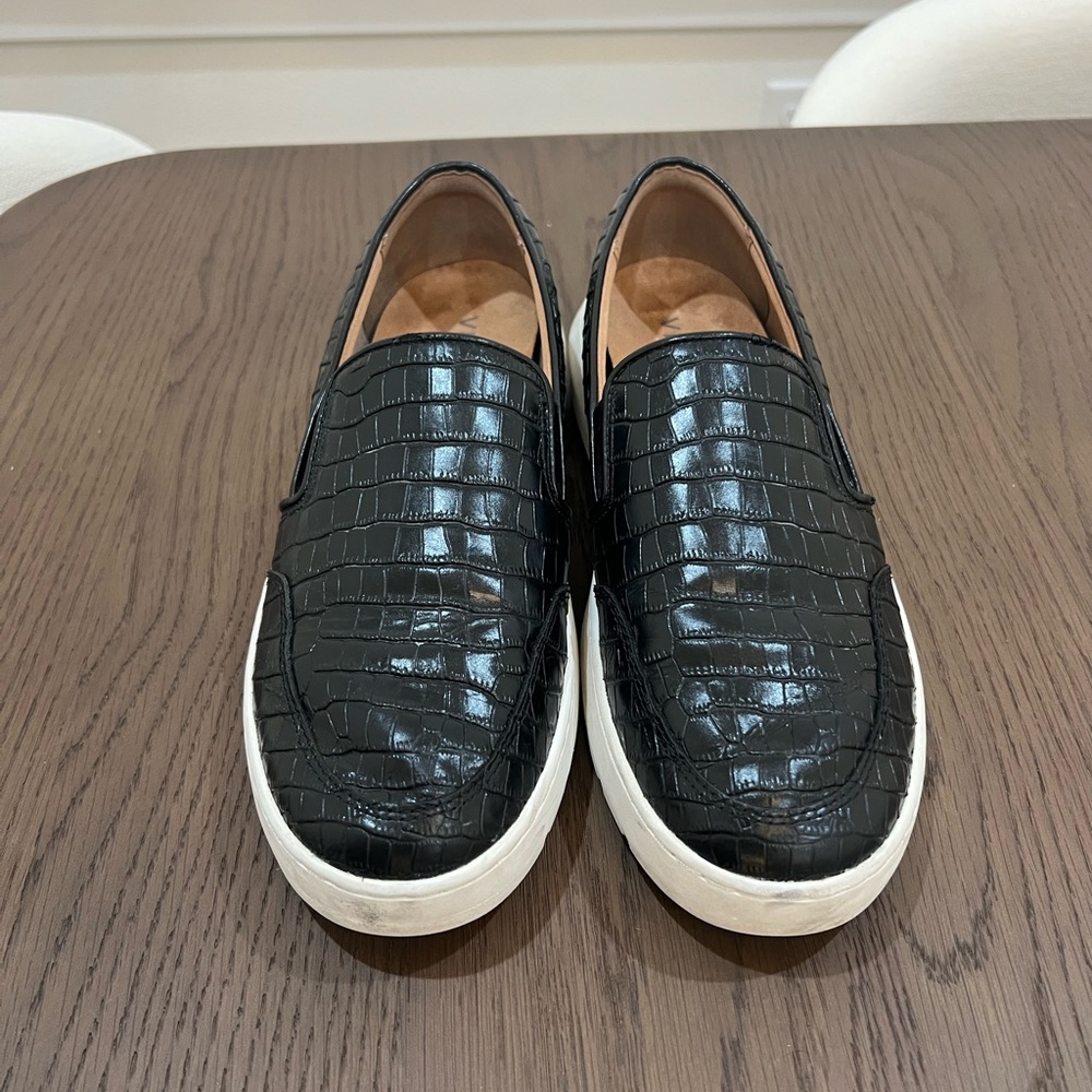 Vionic Dinora Platform Blackcrocodile Pattern Sli… - image 2